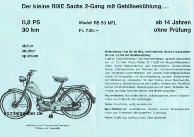 Rixe RS 50 Libelle G GT High Sport Tacho Welle Tachowelle 585mm Grau Mofa Moped